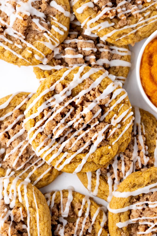 Pumpkin Coffee Cake Cookies