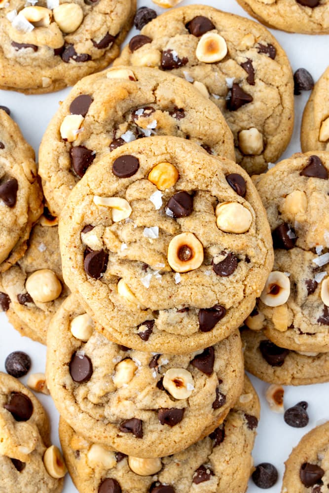 Hazelnut Chocolate Chip Cookies