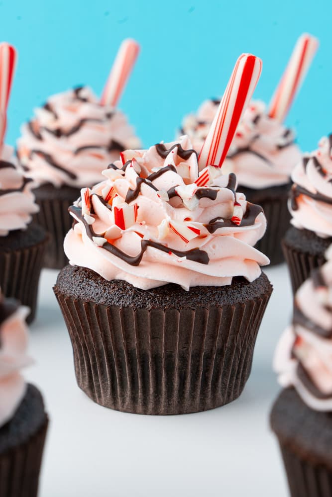 Peppermint Mocha Cupcakes