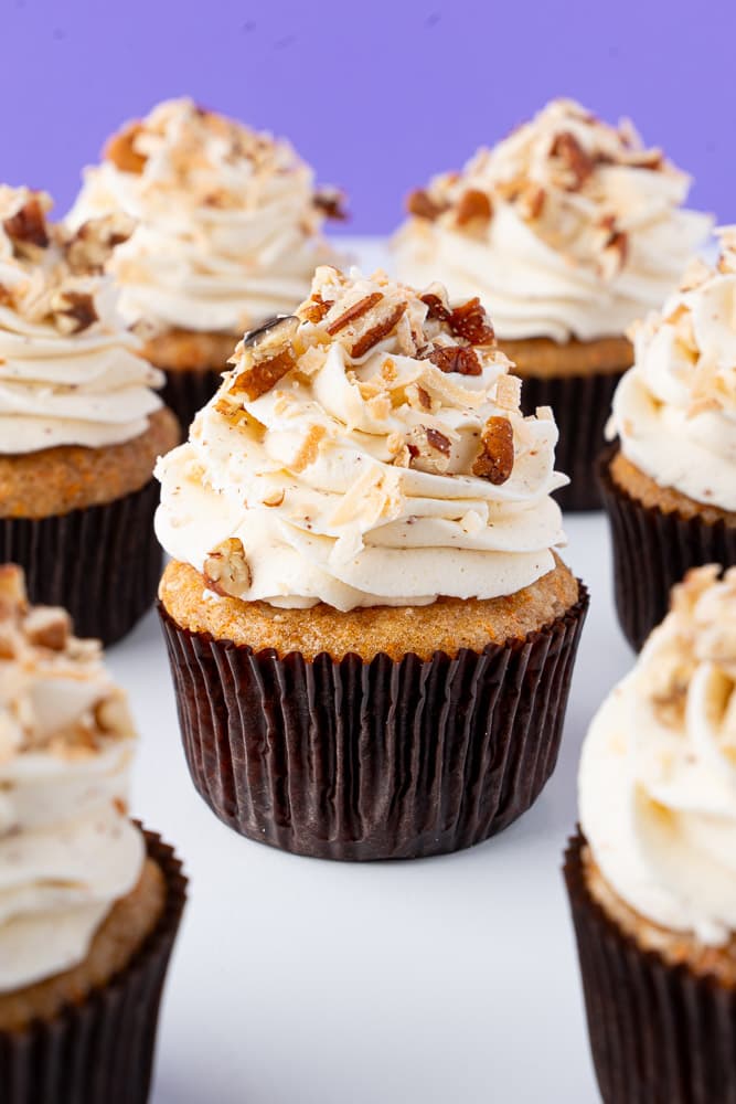 Loaded Carrot Cake Cupcakes