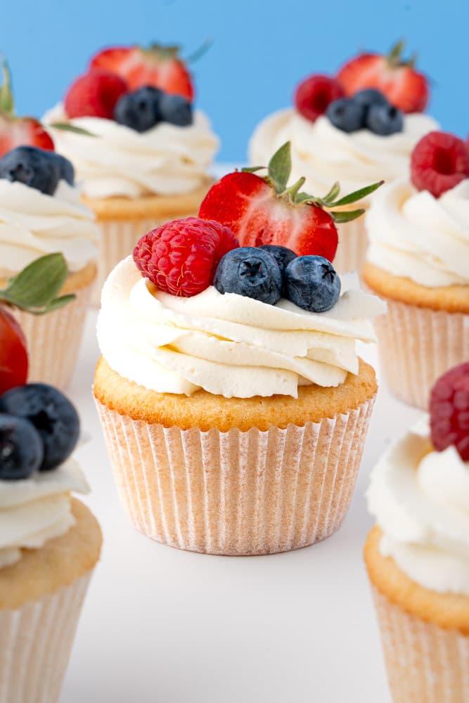 Berry Chantilly Cupcakes
