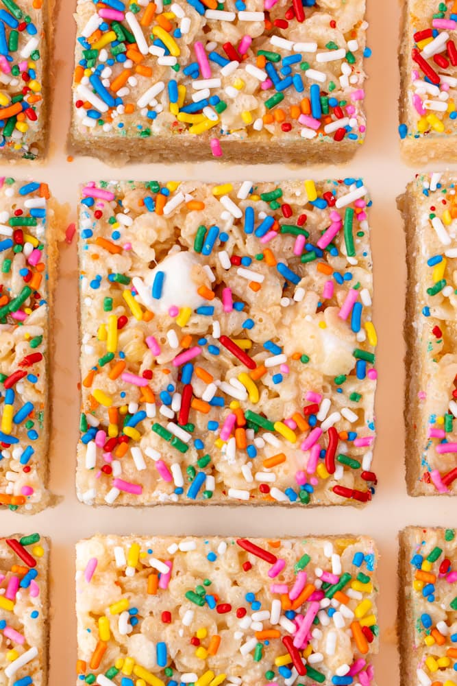 Funfetti Rice Krispie Treats