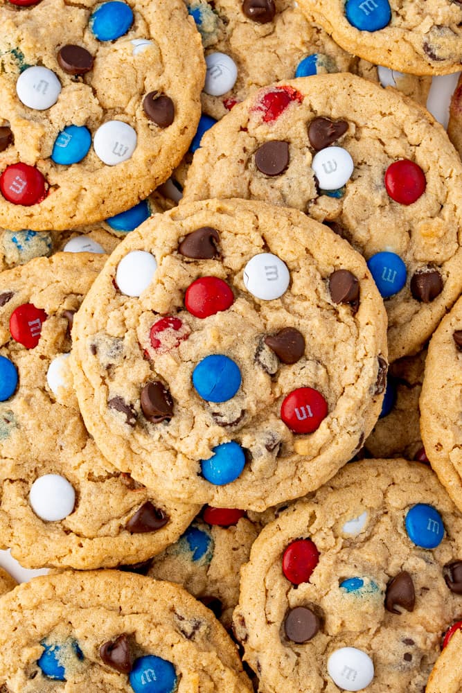 Patriotic Monster Cookies