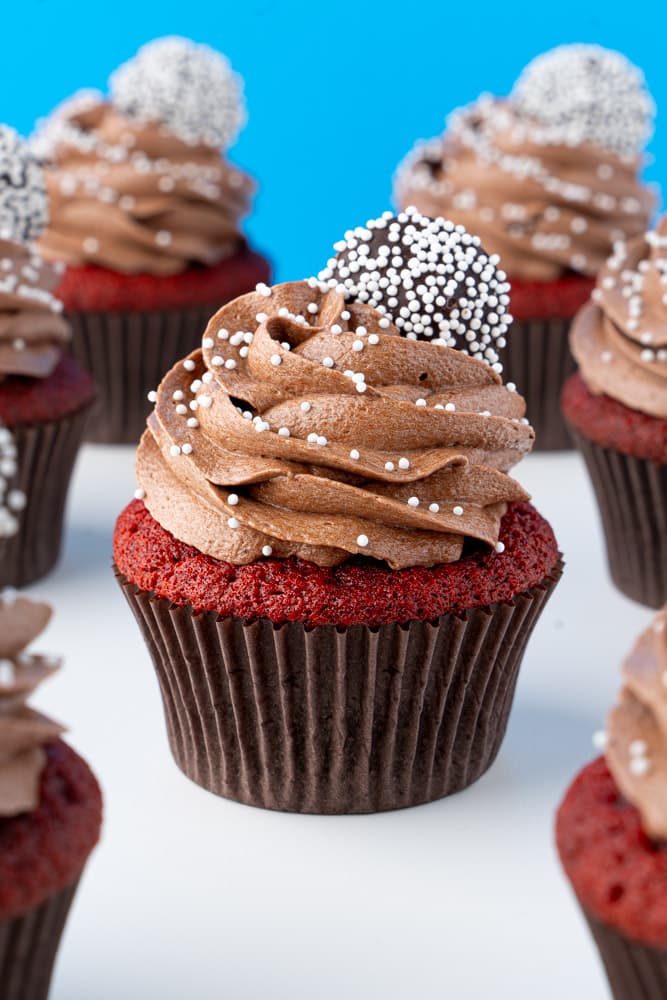 Chocolate Red Velvet Cupcakes