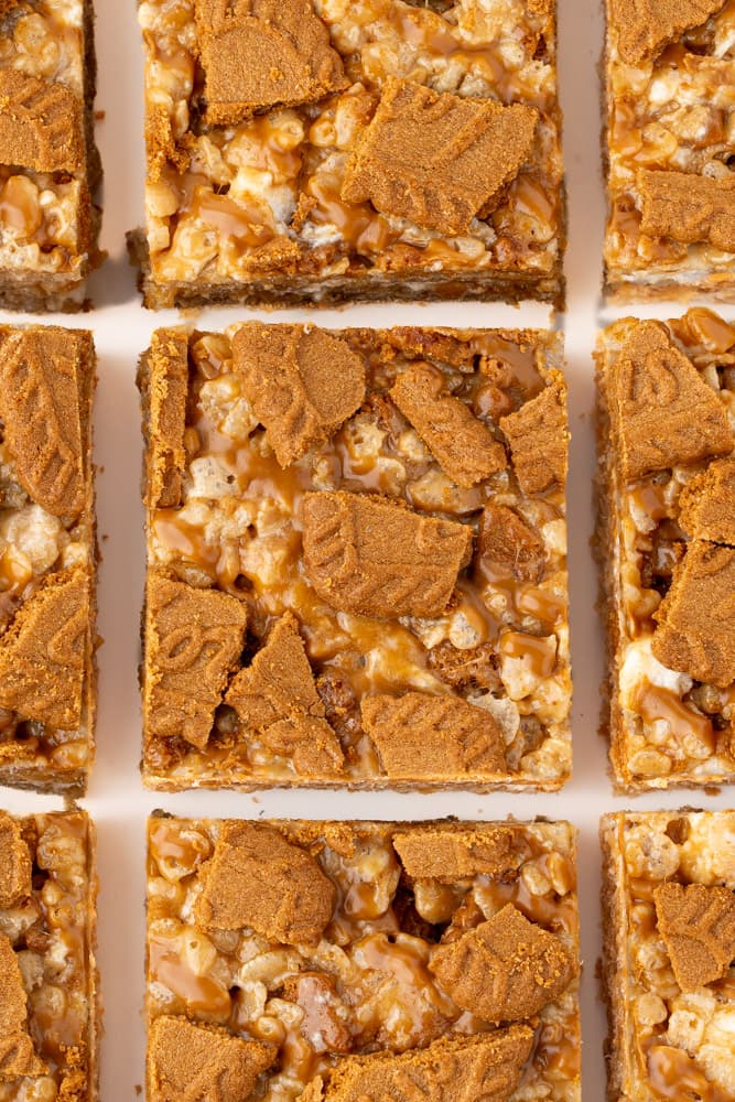 Biscoff Rice Krispie Treats