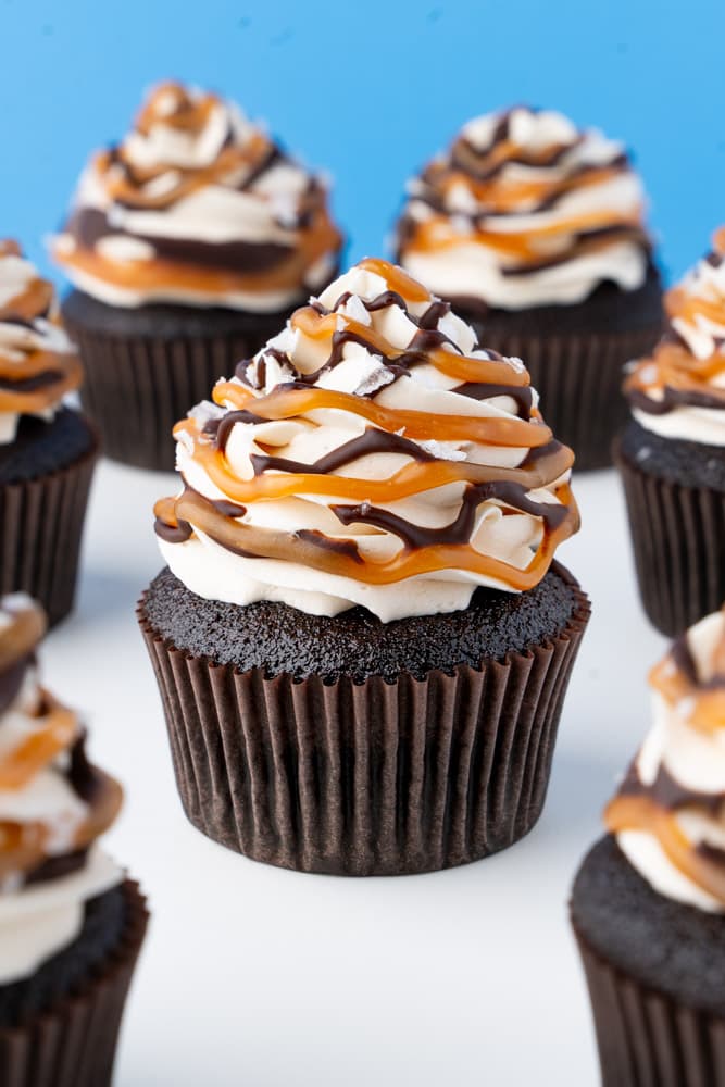 Chocolate Caramel Cupcakes