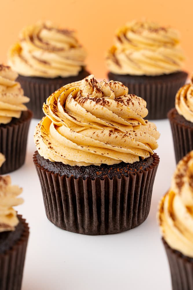Pumpkin Chocolate Cupcakes