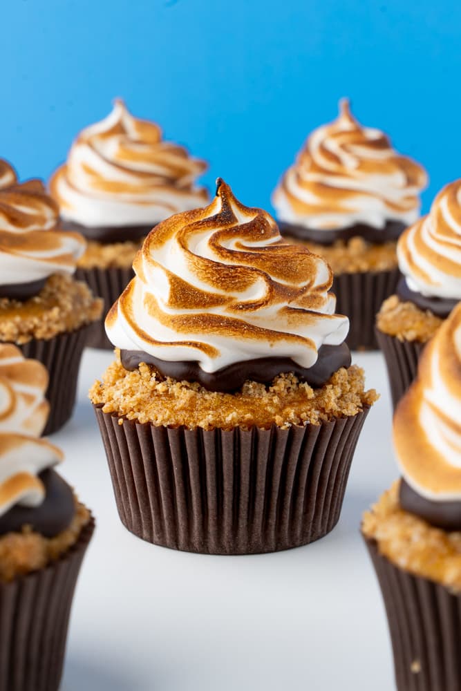 Pumpkin S'mores Cupcakes