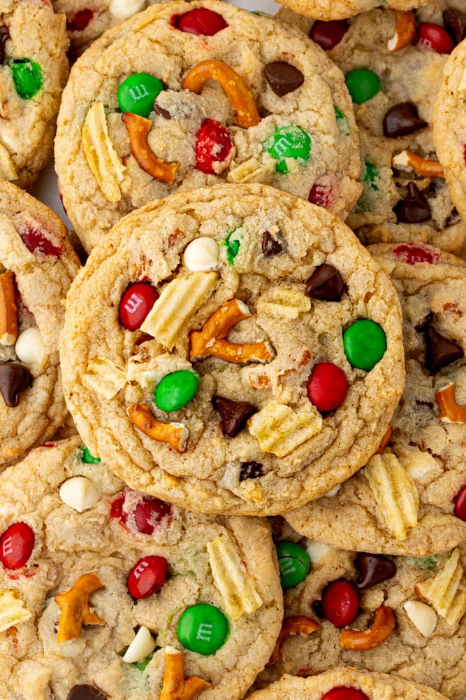 Christmas Kitchen Sink Cookies