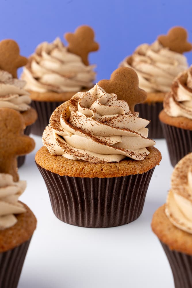 Gingerbread Latte Cupcakes