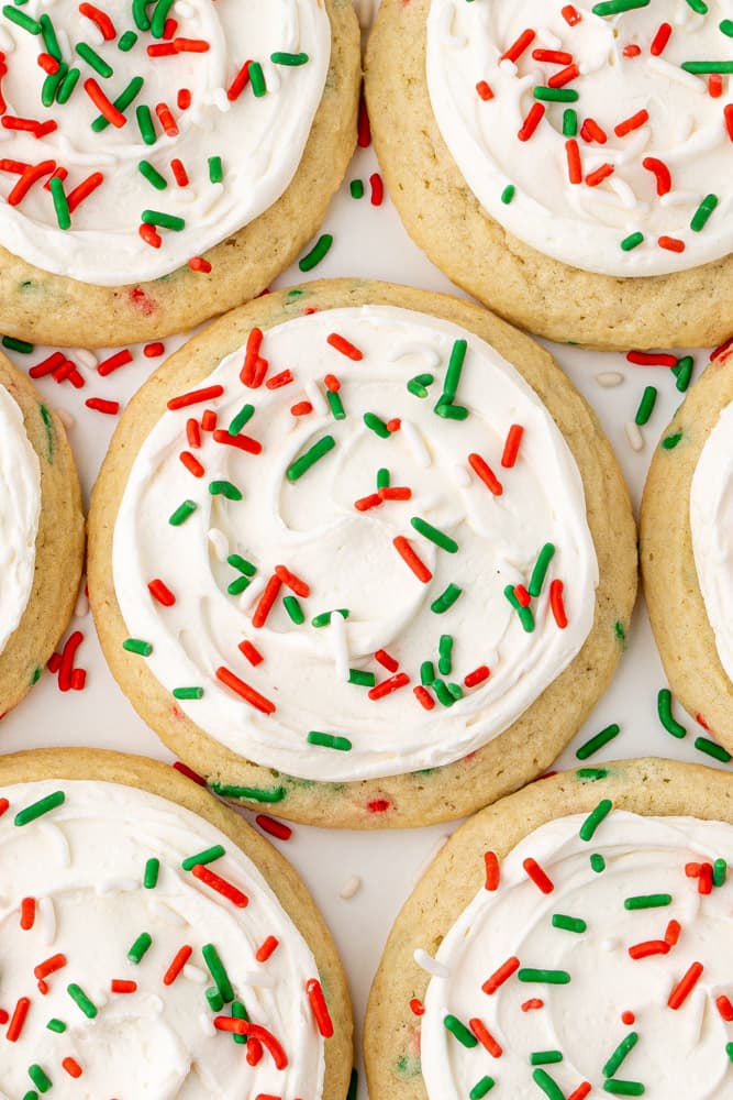 Christmas Frosted Sugar Cookies