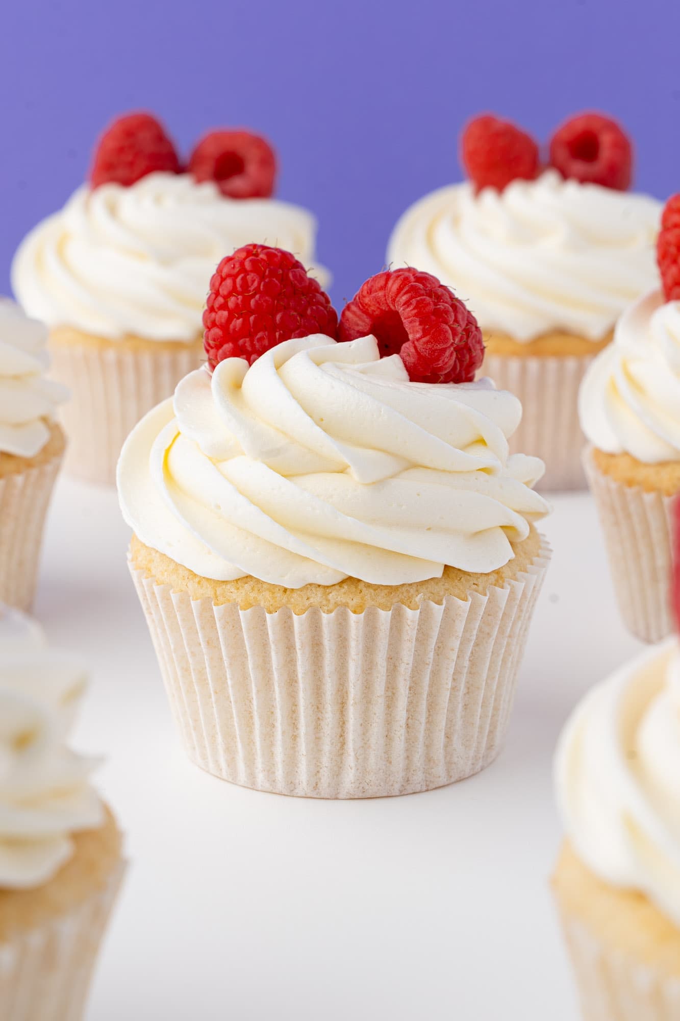 Raspberry Almond Cupcakes