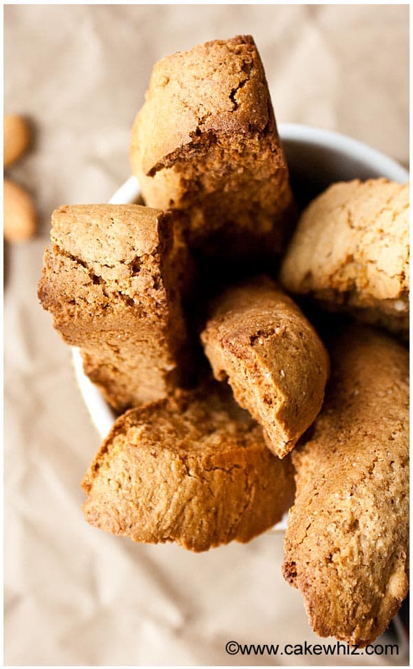 Chocolate Banana Almond Biscotti