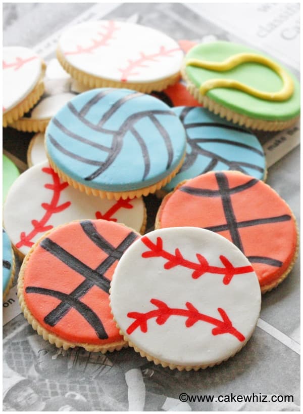 Father's Day Sports Cookies
