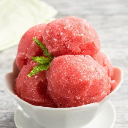 Watermelon Ice Cream (2 Ingredients)