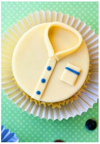 Easy Shirt Cupcakes (For Father's Day or Dad's birthday)
