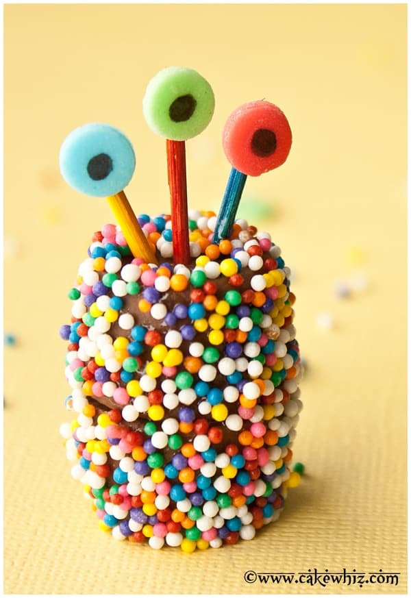Halloween Chocolate Monsters