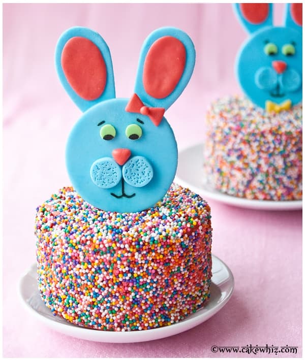 Easy Easter Bunny Cake Topper