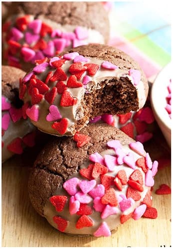 Chocolate Cake Mix Cookies