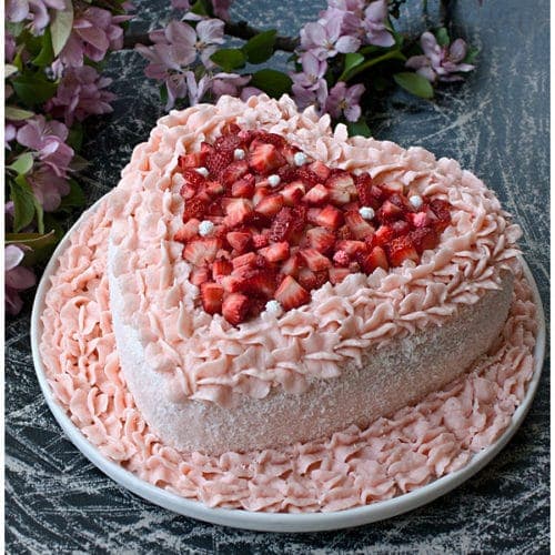 Pink Velvet Cake (From Scratch)
