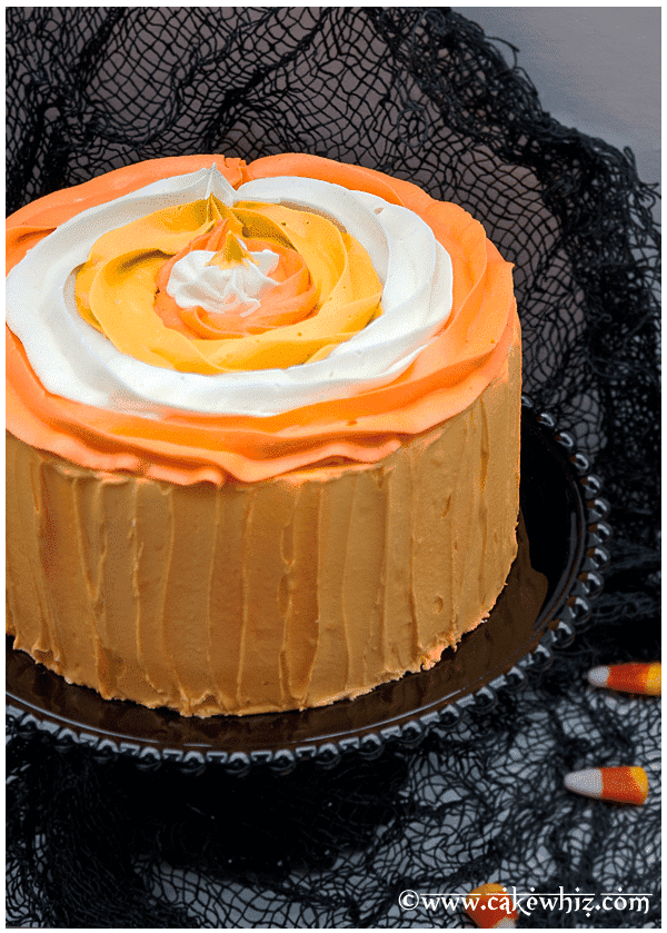 Easy Candy Corn Cake