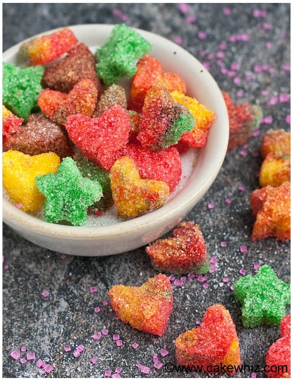 Homemade Sugar Cubes (Hearts and Stars)