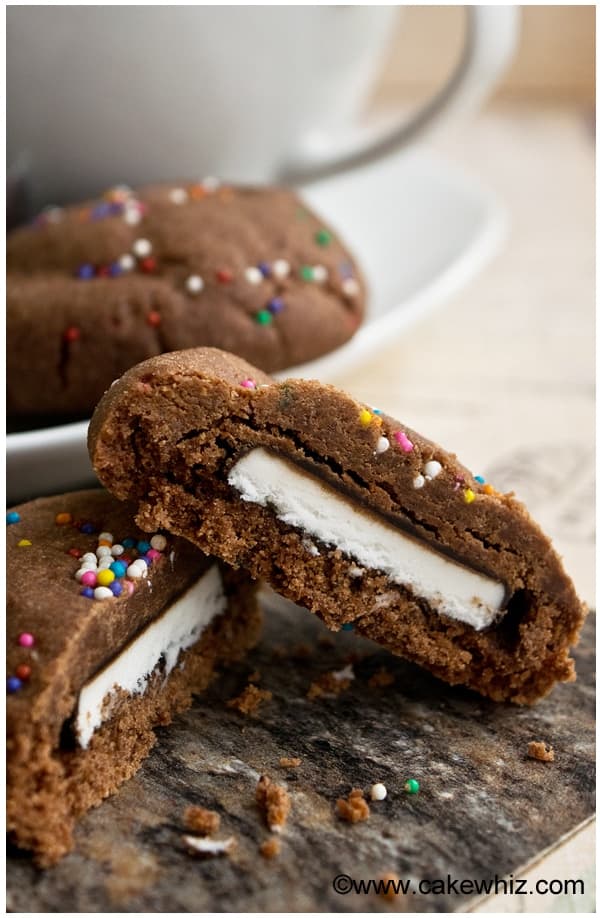 Peppermint Filled Cookies