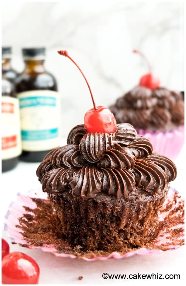 Chocolate Cherry Cupcakes