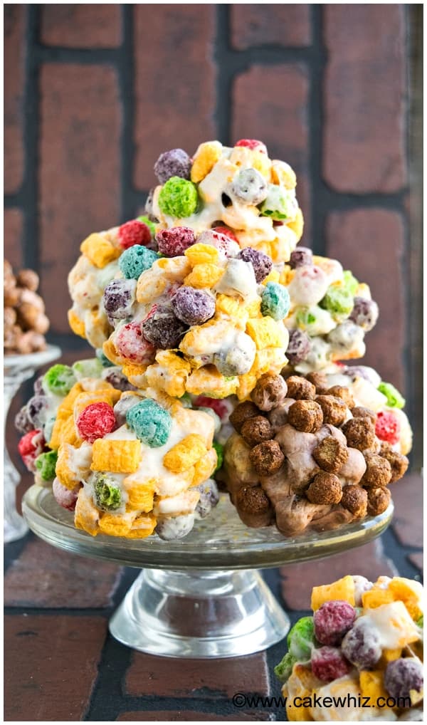 Rainbow Cereal Balls