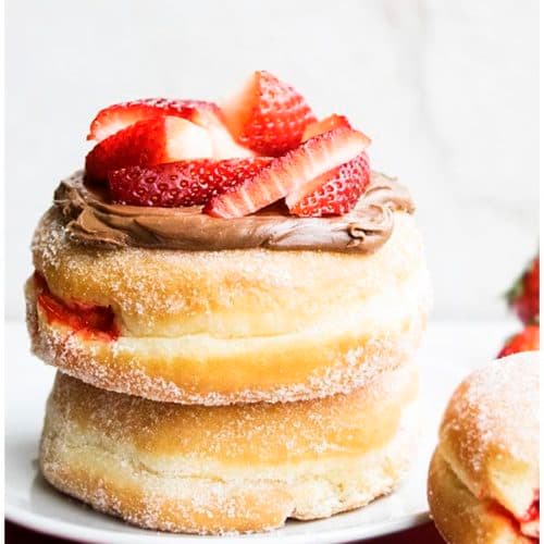 Easy Jelly Filled Donuts (Sufganiyot)