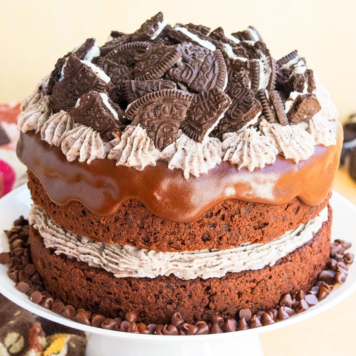 Easy Chocolate Oreo Cake (Layer Cake)