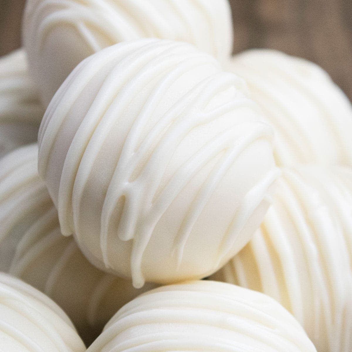 White Chocolate Truffles (Condensed Milk or Heavy Cream)
