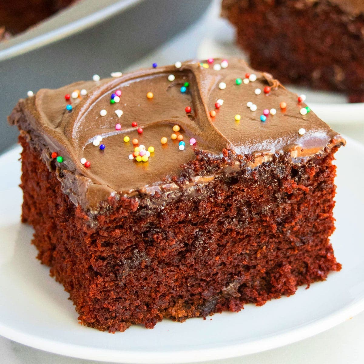 Crazy Chocolate Depression Cake (Wacky Cake)