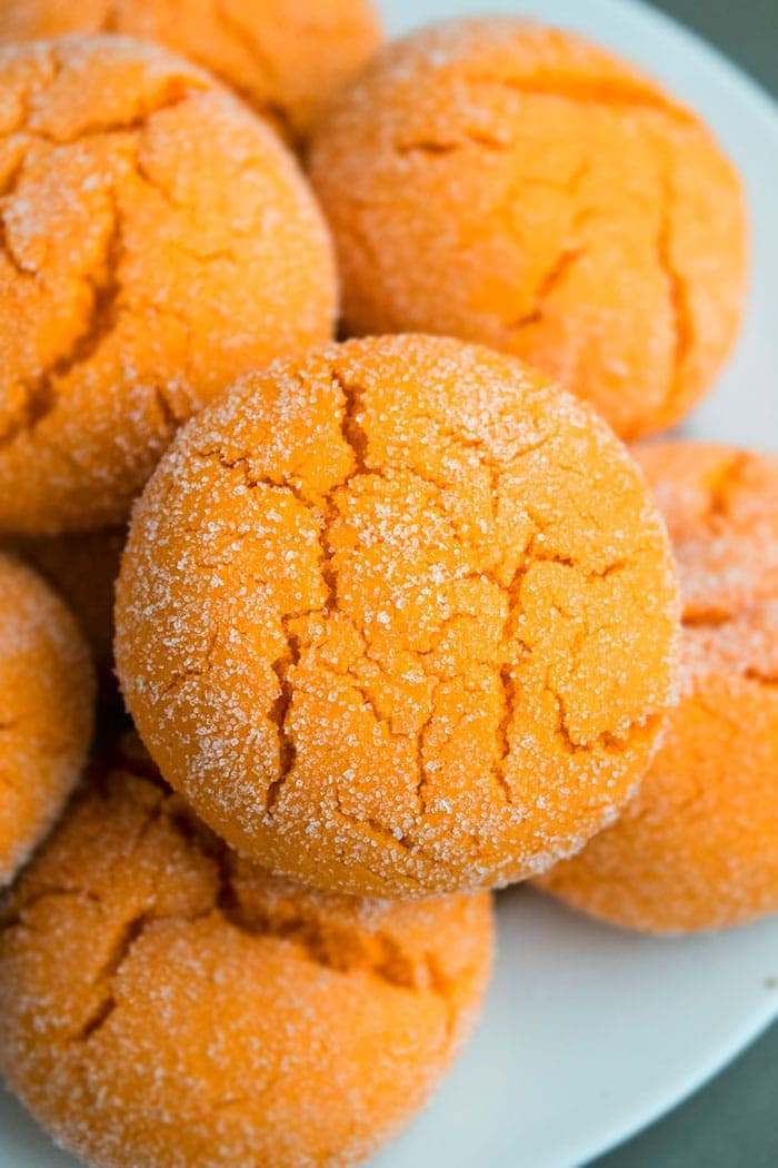 Easy Orange Cookies (With Cake Mix)