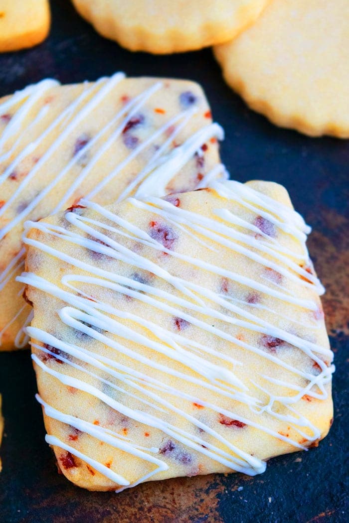 Dried Cranberry Orange Cookies