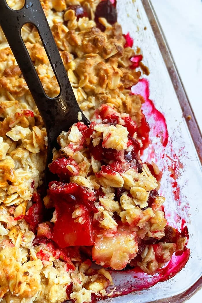 Apple Cranberry Crisp