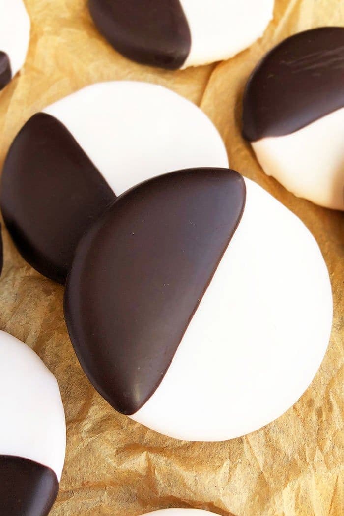 Easy Black and White Cookies