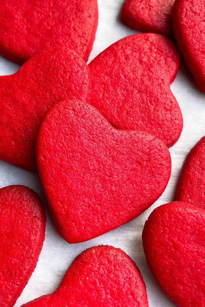 Easy Cut Out Heart Cookies