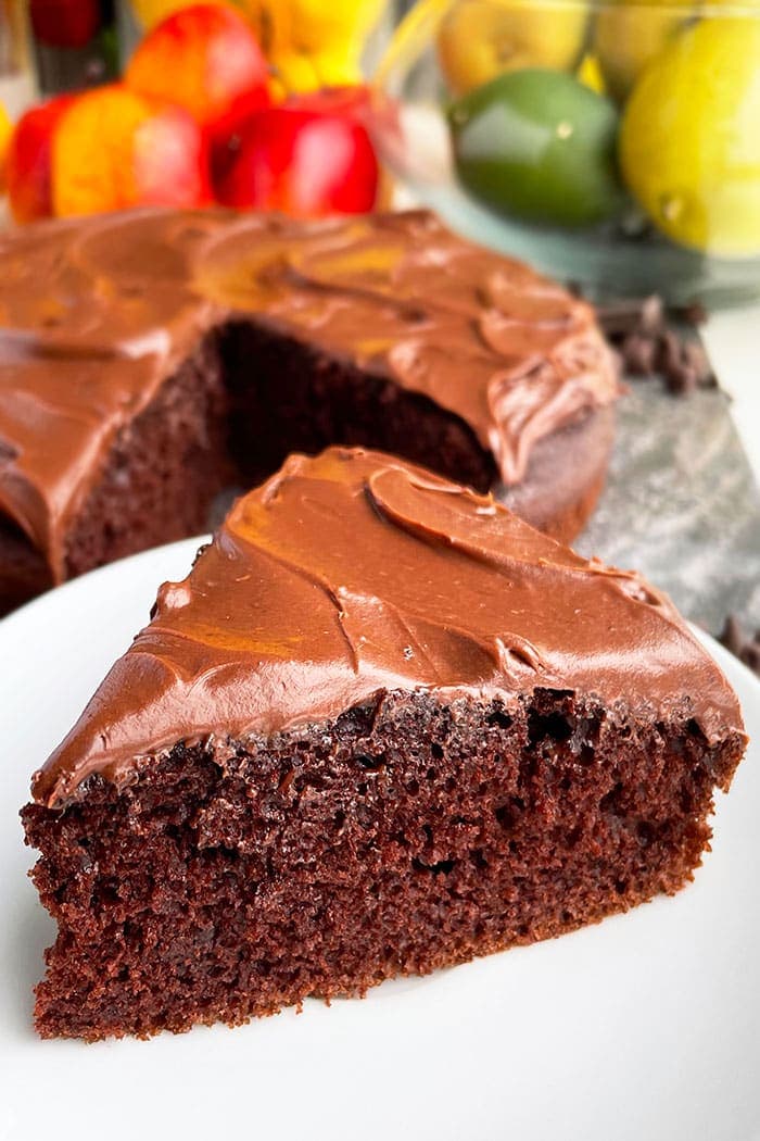 Vegan Chocolate Cake (Eggless Cake)