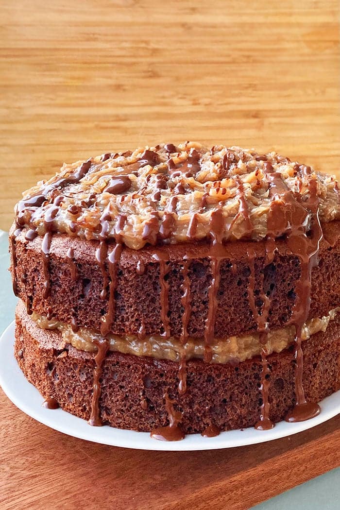German Chocolate Cake (With Cake Mix)
