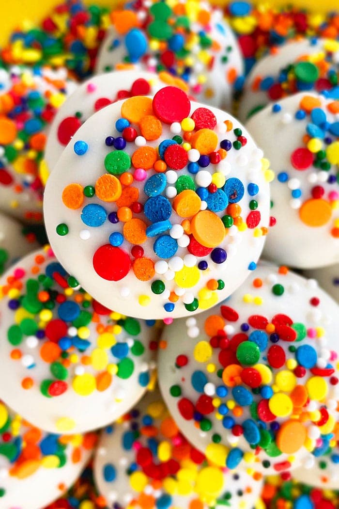 Birthday Cake Truffles (With Cake Mix)
