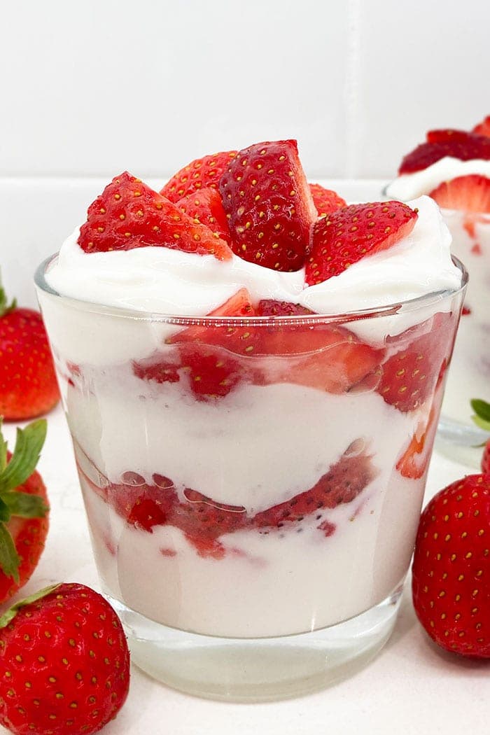 Easy Strawberries and Cream