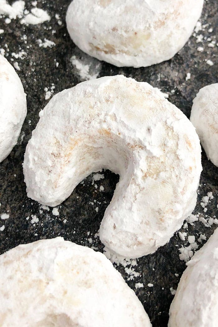 Almond Crescent Cookies (Vanillekipferl)