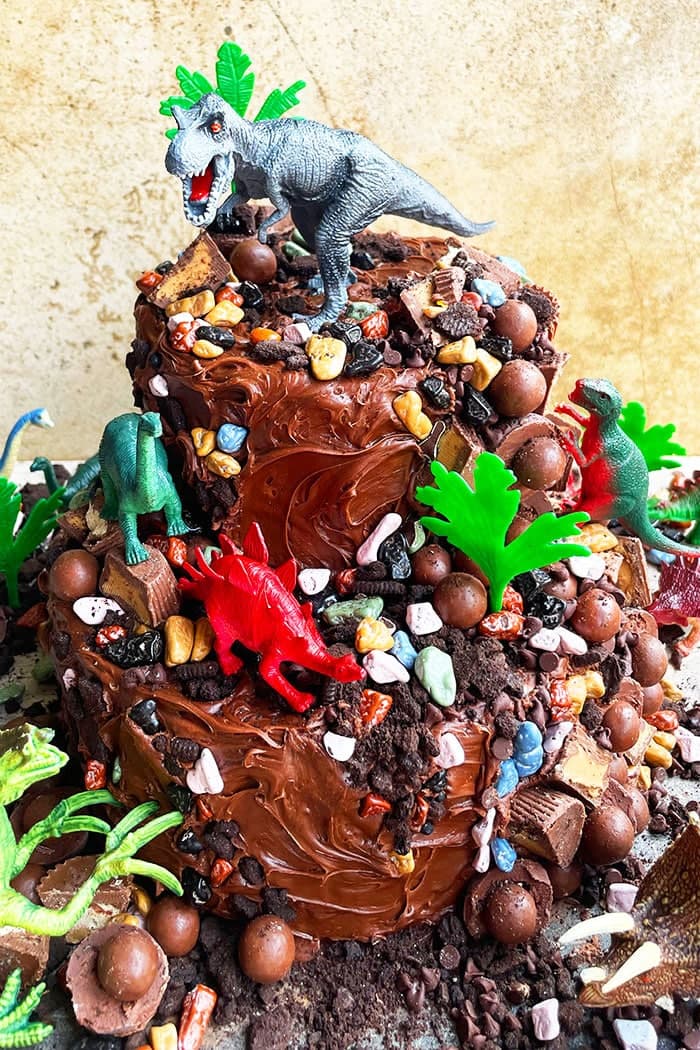 Easy Dinosaur Cake (Birthday Dino Cake)