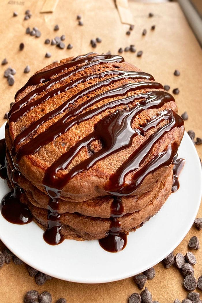 Easy Chocolate Pancakes