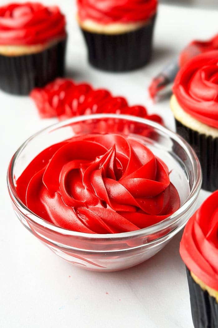 Easy Homemade Red Frosting (Red Velvet)