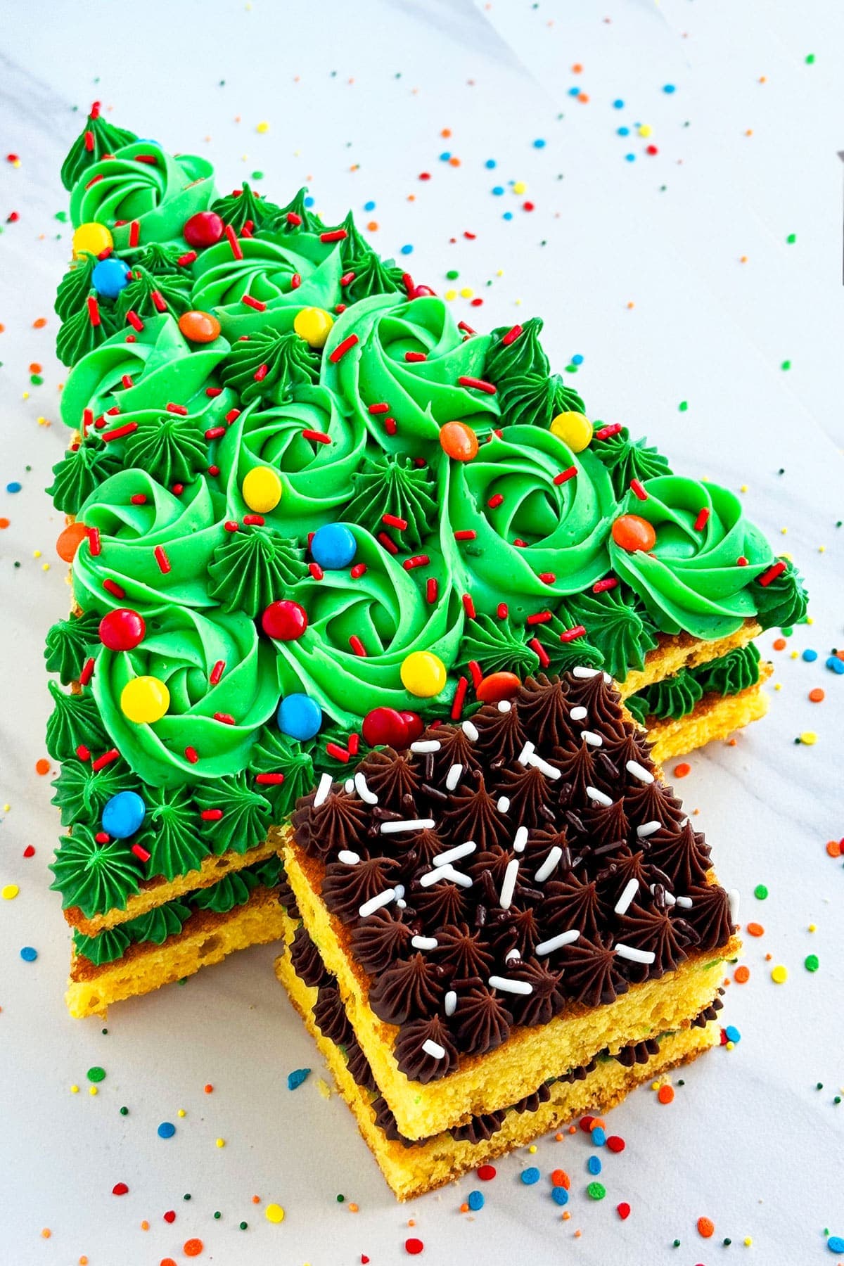 Easy Christmas Cake (Tree)