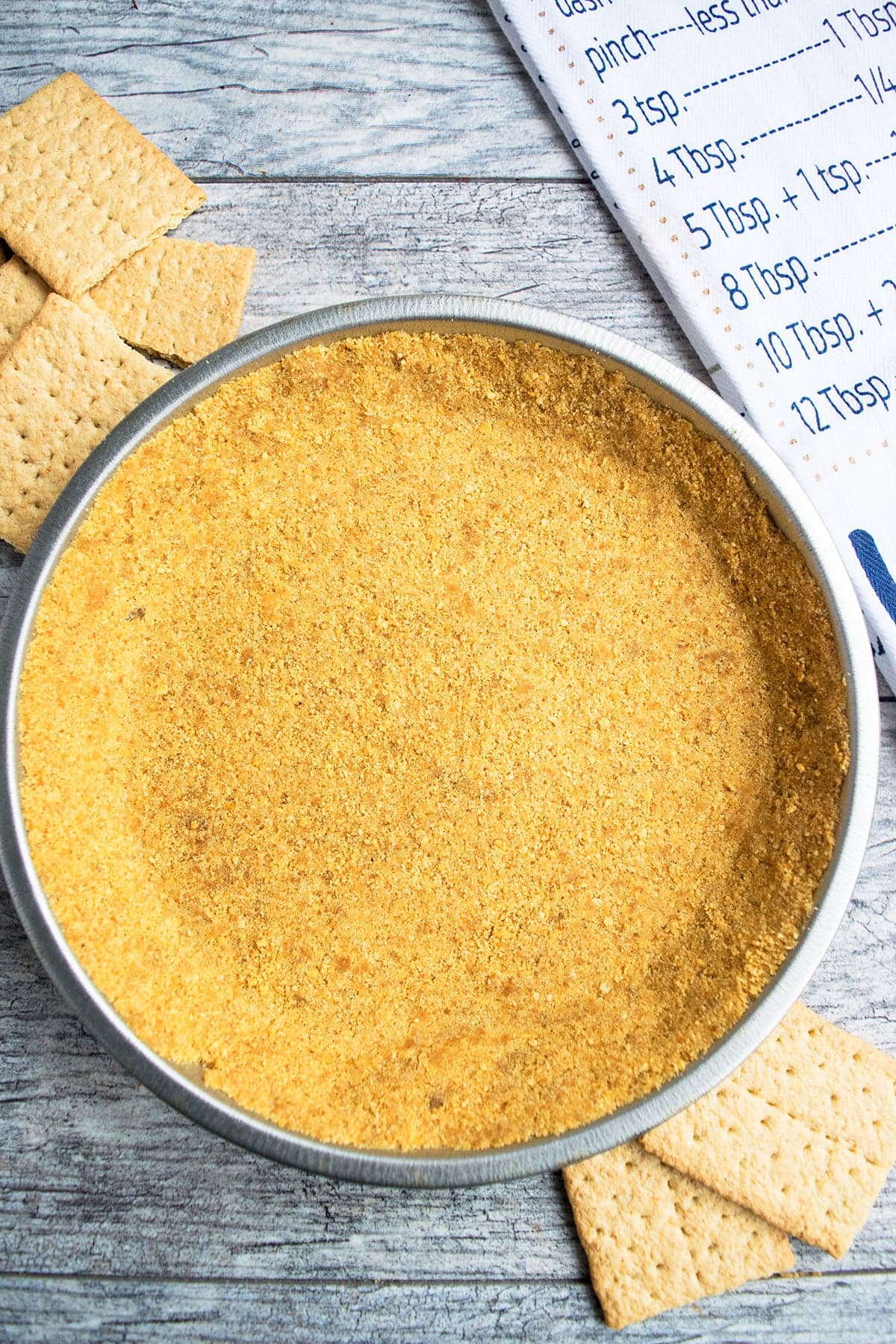 No Bake Graham Cracker Pie Crust Recipe