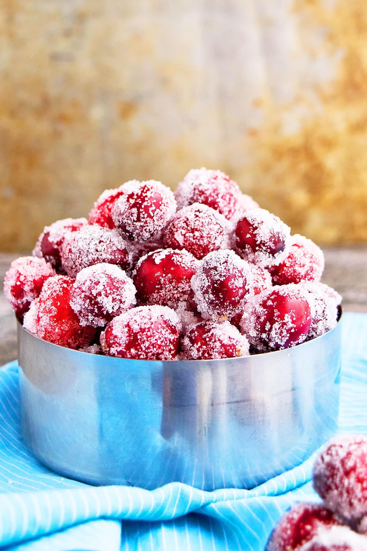 Easy Sugared Cranberries (Candied Cranberries)