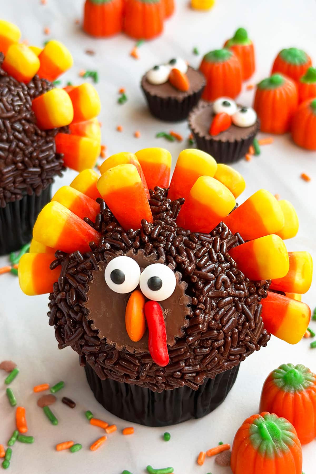 Easy Turkey Cupcakes